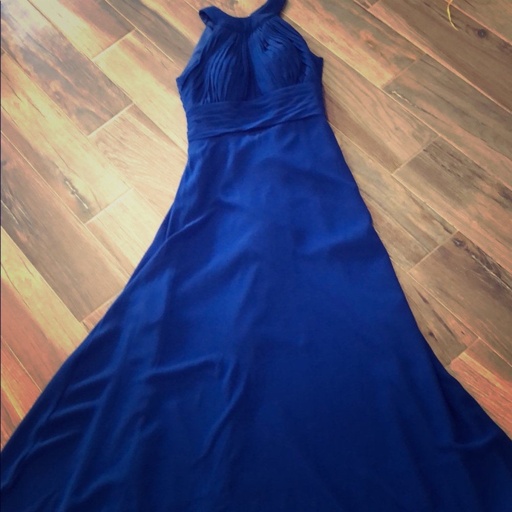 Royal blue ball gown